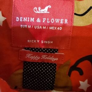 Denim & Flower Shirts - men's ugly Christmas shirt Denim & Flower Shirts - men's ugly Christmas shirt